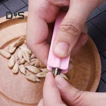 10 шт., щипцы для дыни, быстрый пилинг, эффективный артефакт, овощечистка для семечек подсолнечника, кухонный инструмент синий