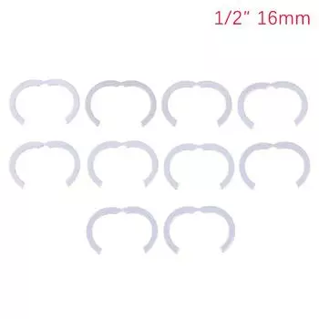 10 шт., сегментные кольца для гофрированной трубы из нержавеющей стали, кольца Dn16, Dn20, Dn25, Dn32, гофрированная труба для солнечной энергии, специальные стопорные кольца, солнечные детали 16mm