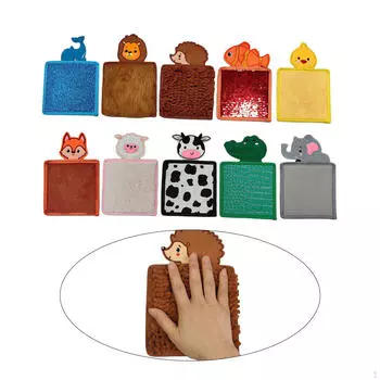 10 шт. сенсорный коврик интерактивная обучающая игрушка полиэстер тактильный портативный детский образовательный