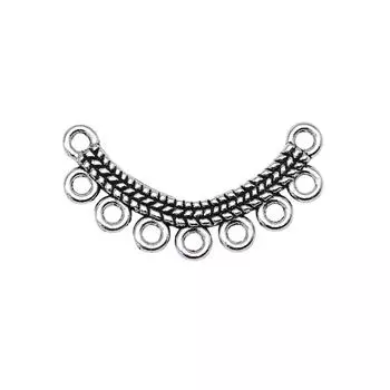10 шт., серьги-коннекторы, компоненты ювелирных изделий, аксессуары, античное серебро, цвет цинкового сплава, 26X12 мм
