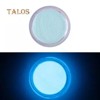 10 шт. Серебристая блестящая пудра для ногтей, светящаяся пудра для дизайна ногтей, сделай сам, флуоресцентная акриловая пудра для ухода за ногтями