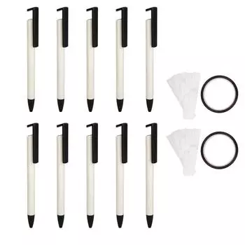 10 шт. шариковая ручка для сублимации с покрытием, гладкая пишущая универсальная пустая ручка для передачи тепла для