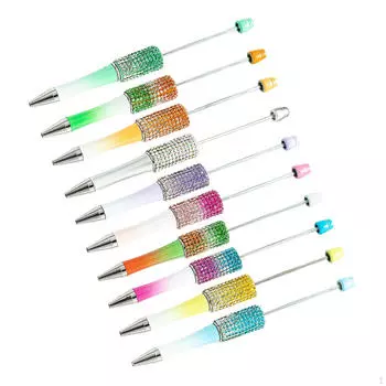 10 шт., шариковая ручка из бисера, шариковая ручка для школьных наборов «сделай сам», выпускной