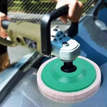 10 шт., шерстяной войлок, полировальные колесные диски, износостойкие, широко используемые полировальные полирующие колесные диски, запасные части 10 pcs