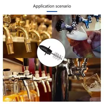 10 шт. Щетка для чистки пивных кранов, щетка для чистки пивных кранов, щетка для чистки пивных кранов для домашнего использования в баре коричневый