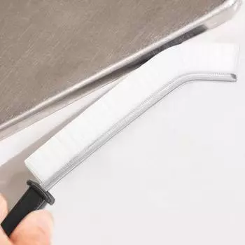 10 шт. Щетка для чистки щелей с жесткой щетиной Щетка для чистки швов Щетка-скраб с жесткой угловой щетиной Глубокие плиточные швы Зазор в щели по всему периметру 10 pcs чёрный