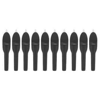 10 шт. Щетки для чистки слуховых аппаратов, портативные щетки для слуховых усилителей с восковой петлей и магнитом