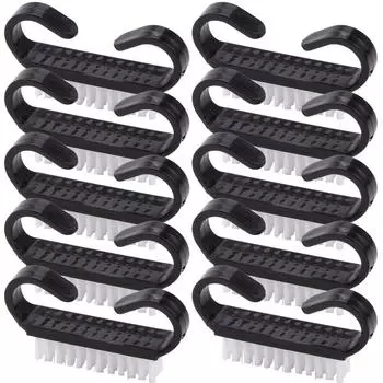 10 шт. Щеточка для чистки ногтей Маникюр Педикюр Пластик Мягкая Удаляет Пыль Уход за Пальцами УФ-гель Инструмент Для Дизайна Ногтей Кисти Для Макияжа Очищающие