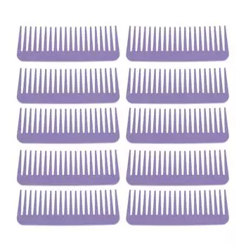 10 шт. широкая зубчатая расческа из пшеничной соломы, высокая прочность, портативная расческа для распутывания волос для дома и путешествий