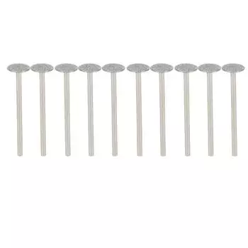 10 шт. шлифовальных насадок для ногтей, вращающаяся маникюрная полировальная головка, набор сменных насадок для ногтей