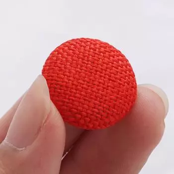 10 шт., швейные аксессуары, круглые тканевые металлические пуговицы, тканевые пуговицы, льняная одежда, сделай сам 15MM темно-синий