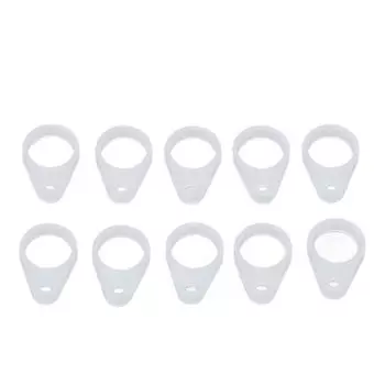 10 шт. Силиконовые петли для шнурка для слухового аппарата BTE, сменные аксессуары для адаптера для слухового аппарата