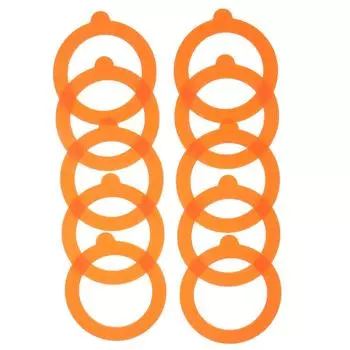 10 шт. силиконовые прокладки для банок для пищевых продуктов, герметичные герметичные уплотнения, кольцо 10pcs