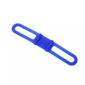 10 шт. Силиконовый ремешок-бандаж на руль велосипеда, силиконовый держатель для велосипедного фонаря, крепление для телефона, эластичная стяжка, фонарик