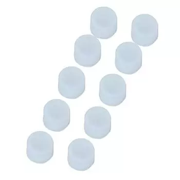 10 шт. силиконовый ТВ аудио видео интерфейс пылезащитный разъем RCA женский защитный чехол прозрачный