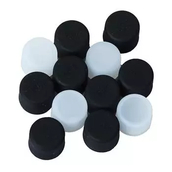 10 шт. силиконовый ТВ аудио видео интерфейс пылезащитный разъем RCA женский защитный чехол прозрачный