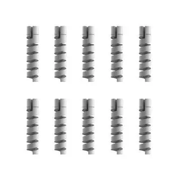 10 шт. силиконовый защитный чехол для кабеля, спиральная намотка, чехол для USB-зарядного устройства, телефонный кабель, аксессуары, прочный органайзер для концов проводов