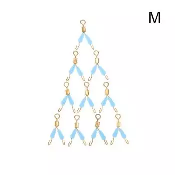 10 шт. силиконовый зажим для быстрой подлески, поплавок, грузило, стопор, стопор лески, кольцо против запутывания, устройство для бифуркации