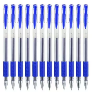 10 шт. синие 0,5 прецизионные пули не выцветают для длинных гелевых ручек европейского стандарта красный