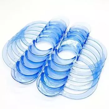 10 шт. синие C-образные внутриротовые нагрудные ретракторы для губ, открывалки для рта, стоматологические инструменты S