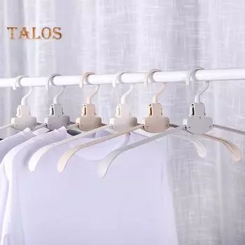 10 шт. складных пластиковых вешалок для одежды складная конструкция прочная несущая конструкция не деформируется сушилки для одежды 10 pcs белый