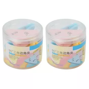 10 шт. скрепок для бумаги 3 цвета ПЭТ-материала, защищающие углы бумаги, безопасные офисные зажимы для письма и чтения