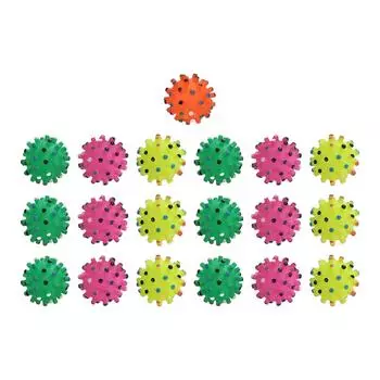 10 шт., скрипучие шарики для собак, игрушка, безопасная чистка зубов, мягкие шарики для собак, игрушка для домашних животных, собак белый