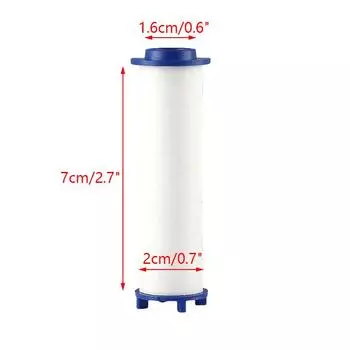 10 шт. сменная головка для душа, фильтр-картридж из полипропилена и хлопка, очистка воды, аксессуары для ванной комнаты для большинства ручных распылителей для ванны