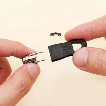 10 шт. сменная головка молнии, съемный съемник без инструментов для багажа, школьного ранца, конец веревки, бирка, фиксатор молнии для одежды L