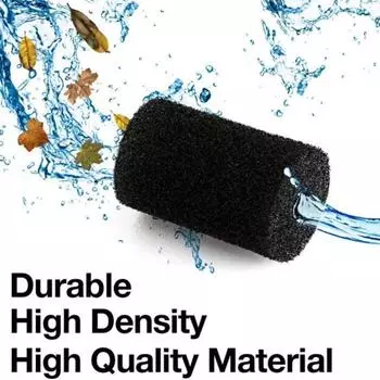 10 шт. сменная губка для чистки бассейна для Polaris 9-100-3105, износостойкая губка для хвоста шланга, эффективная чистящая губка для удаления пятен 10 pcs чёрный