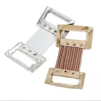 10 шт. сменные эластичные бинты, растягивающиеся металлические зажимы, фиксирующие зажимы, крючки белый