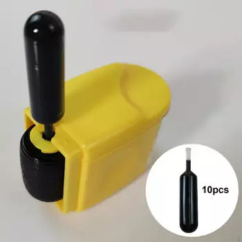 10 шт., сменные чернильные валики для штампов, запасные части, 2 мл, для самостоятельной печати чернил