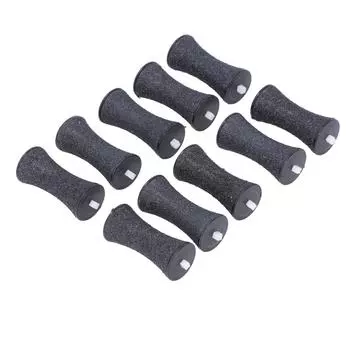 10 шт. Сменные головки для электрической пилки для удаления мозолей, черные сменные головки, сменная электрическая пилка для ног