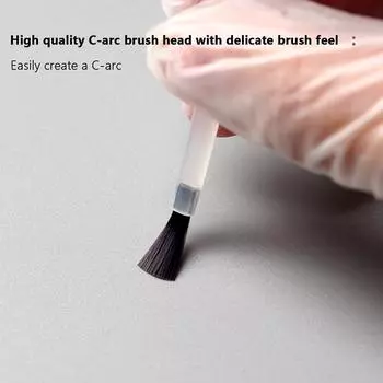 10 шт. сменные кисточки для лака для ногтей, мягкие аппликаторы для жидкости, кисточки для бутылочек с лаком для ногтей, головки, маникюрные инструменты для салона красоты one size