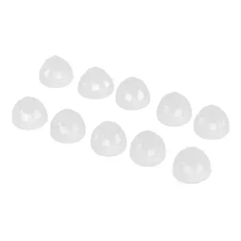 10 шт. сменные купола для звукоусиления, высокопрозрачные, однослойные, силиконовые, многоразовые, с открытой вентиляцией 10mm Large