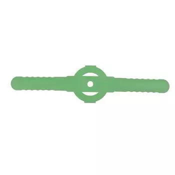 10 шт. сменные лезвия для триммера для травы, садовые инструменты, пластиковые лезвия для электрического беспроводного триммера для травы, опора для триммера зелёный