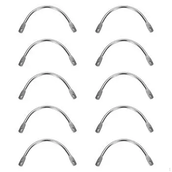 10 шт. сменные металлические ручки для подносов, прочные, ручки для кастрюль, легко устанавливаются, фиксирующая сторона