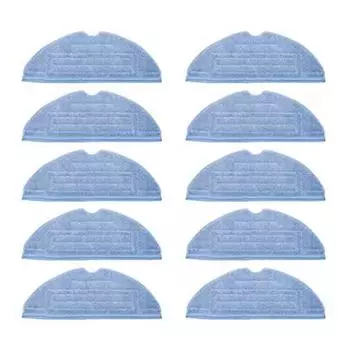 10 шт. сменные насадки для швабры для пылесоса Xiaomi Roborock S7 T7S T7 Plus, мягкая накладка из микрофибры синий