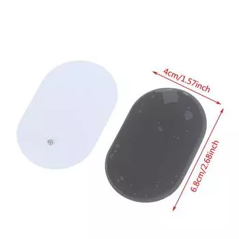 10 шт. сменные подушечки для силиконовых гелевых электродов для массажеров, электродные накладки