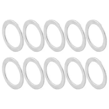 10 шт. сменные шайбы для педалей велосипедов для горных велосипедов из нержавеющей стали, прокладка для педалей велосипедов, накладки на педали велосипедов 10PCS