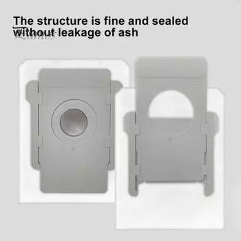 10 шт. сменные вакуумные мешки для очистки основания, автоматические мешки для удаления грязи, мешки для пылесборника, док-станции для iRobot i7 + i3/E5/E6/S9/J7 белый