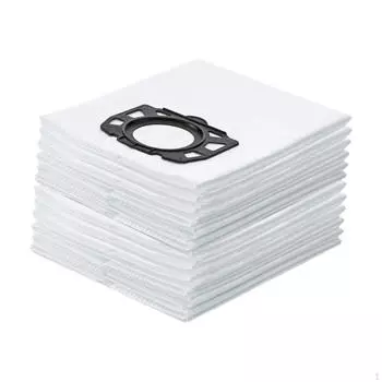 10 шт. сменных фильтровальных мешков для влажной и сухой уборки, большой емкости, нетканый сбор мешков для сбора пыли