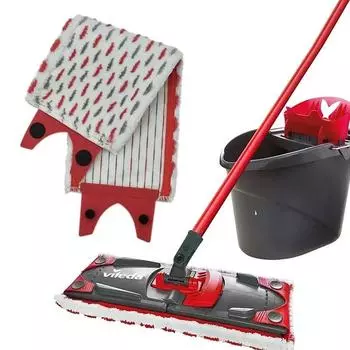 10 шт. сменных моющихся тканевых насадок для швабр Vileda UltraMax — многоразовые, легкоочищаемые насадки для швабры для эффективной уборки пола 5pcs белый