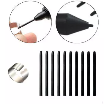 10 шт. сменных стержней для графических планшетов, сменные резиновые наконечники для цифровых дисплеев для Ptz-430