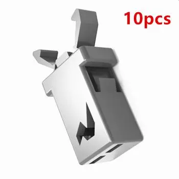 10 шт. сменный держатель для солнцезащитных очков в автомобиле, защелка на потолочной консоли, большинство мусорных баков