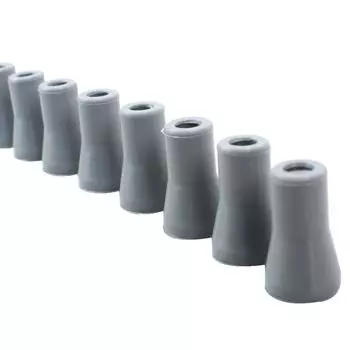 10 шт., сменный резиновый клапан для слюноотделителя для полости рта SE, адаптер с защелкивающимся наконечником серый