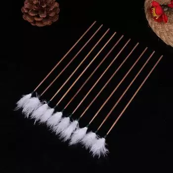 10 шт., снежный пух, ушная палочка для удаления серы, кюретка, инструмент для чистки ушей, ложка, палочка для чистки ушей, инструменты для ухода за ушами 10 pcs