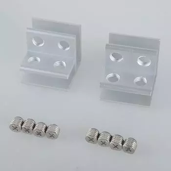 10 шт. Соединительные скобы для плитки, алюминиевые держатели для плитки, зажимы для крепления плитки, простое использование для надежной установки под углом 90 градусов 10-12mm