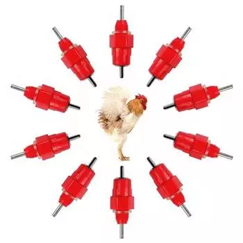 10 шт. соски для питья для птицы, автоматические водяные винты в поилках
