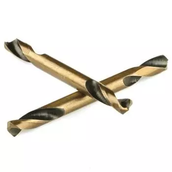 10 шт., спиральное сверло высокой твердости, различные характеристики, износостойкие перфорационные инструменты, сверло с двойной головкой, настольные дрели B